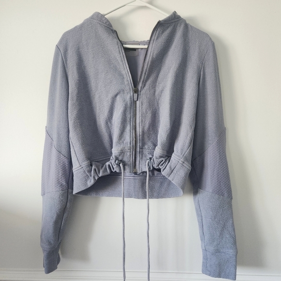 Gymshark Women's Cropped True Texture Bomber Jacket (S) - Picture 1 of 3